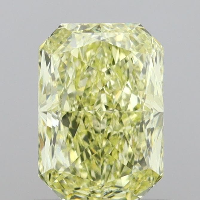 1.10 ct, FANCY LIGHT YELLOW, RADIANT, VS1